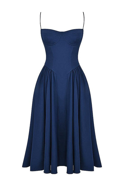 ONBRE®  | TWILL KORSET MIDI JURK