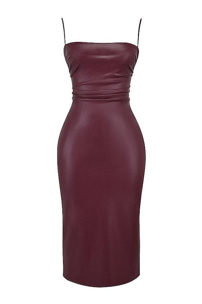 ONBRE®  | LUXE LEREN DRESS