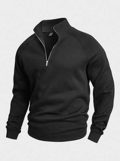 ONBRE® | CASUAL HALF ZIP SWEATER