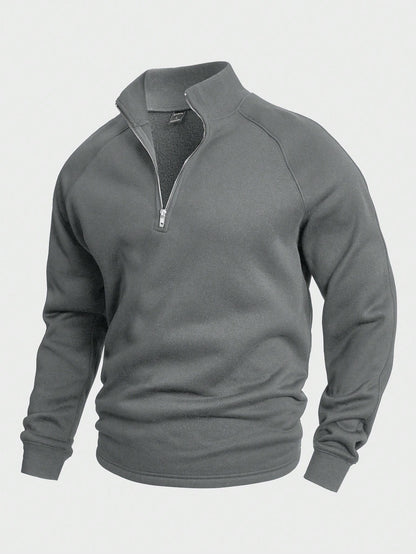 ONBRE® | CASUAL HALF ZIP SWEATER