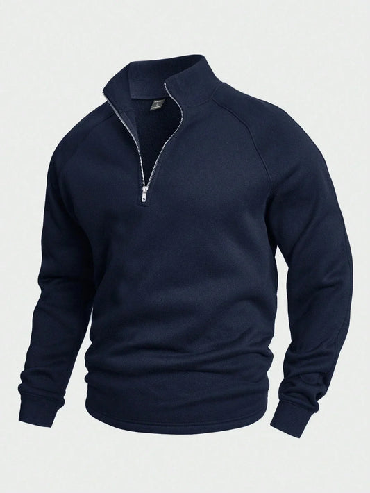 ONBRE® | CASUAL HALF ZIP SWEATER