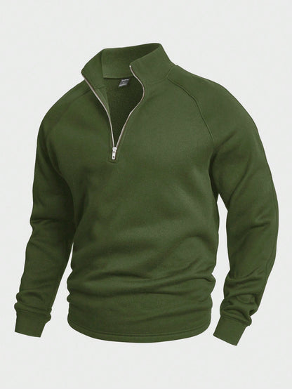 ONBRE® | CASUAL HALF ZIP SWEATER