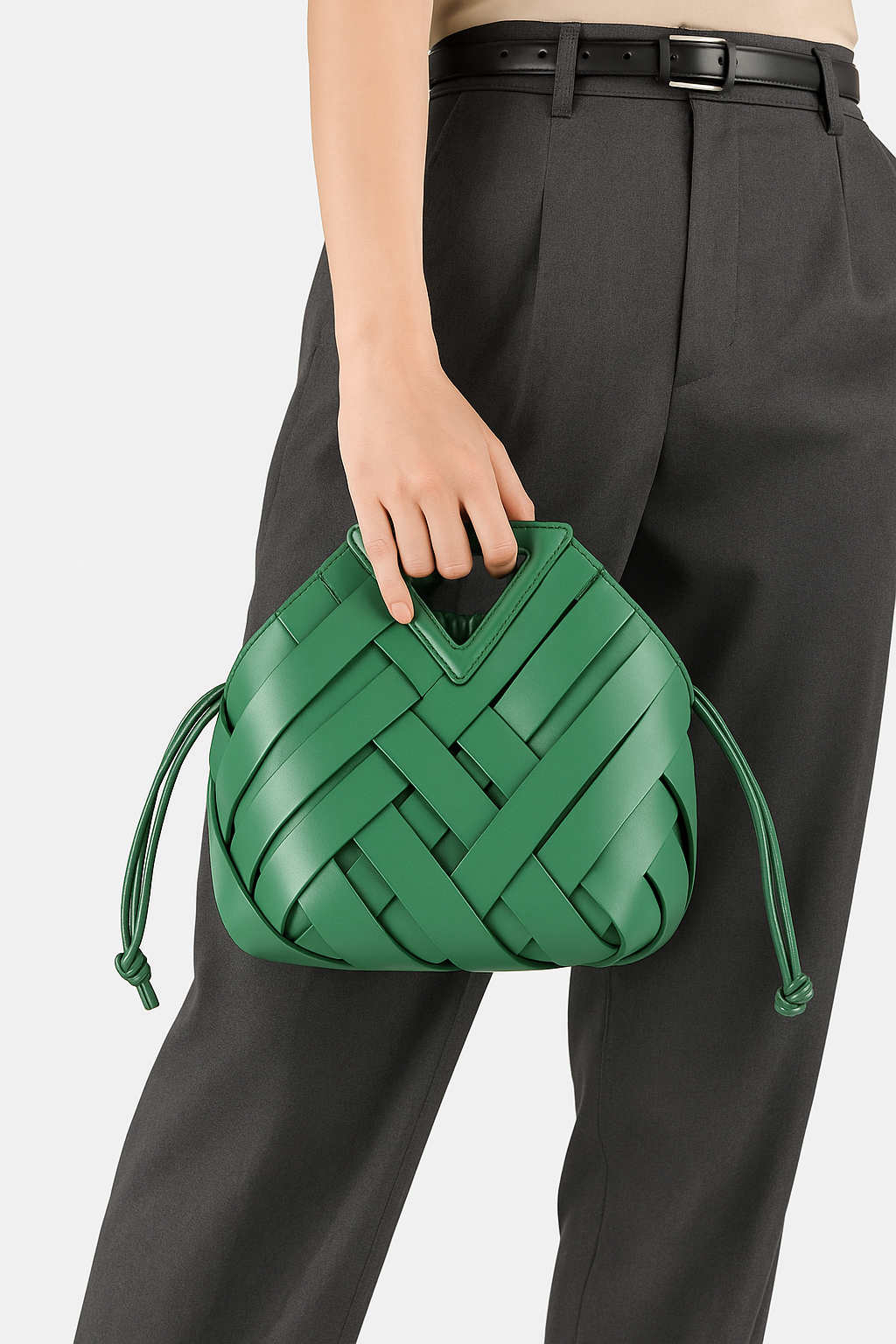 Onbre  | Alice  gevlochten handtas