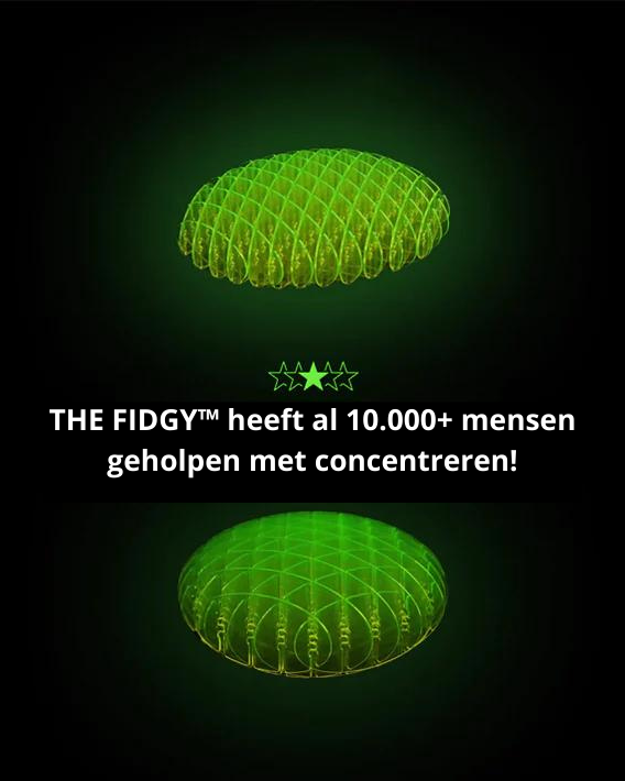 THE FIDGY™️ - focussen, concentreren en zelfs angst verlichten!