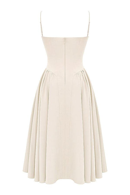 ONBRE®  | TWILL KORSET MIDI JURK