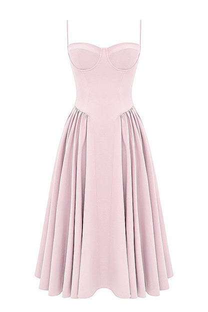 ONBRE®  | TWILL KORSET MIDI JURK