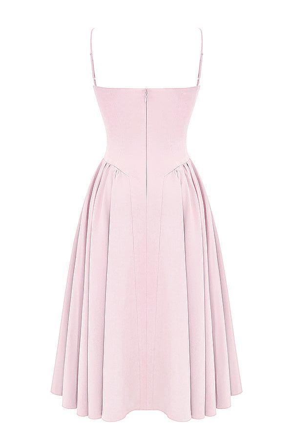 ONBRE®  | TWILL KORSET MIDI JURK