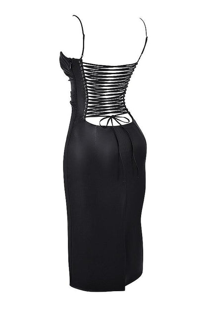 ONBRE®  | LUXE LEREN DRESS